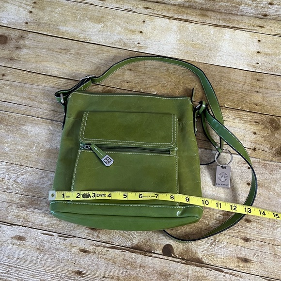 Giani Bernini Green Crossbody Purse Bag EUC - Picture 9 of 10